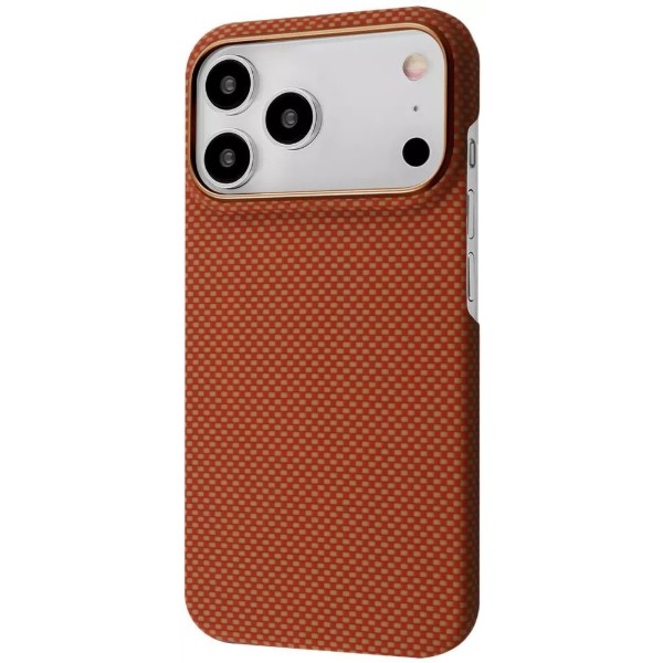 Фото - Чохол для смартфону Proove Carbon Slim with Magnetic Ring iPhone 17 Pro Max orange (PCCSIP17PM10)